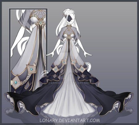 Платье аниме