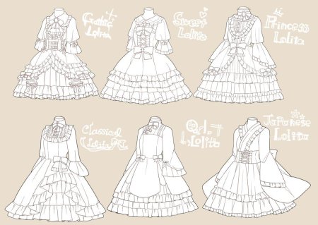 Референсы 19 века бальные платья аниме