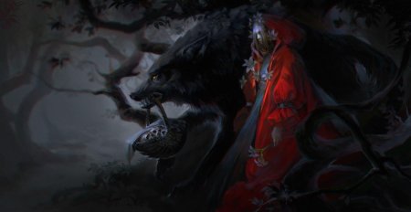 Красная шапочка серый волк и оборотень