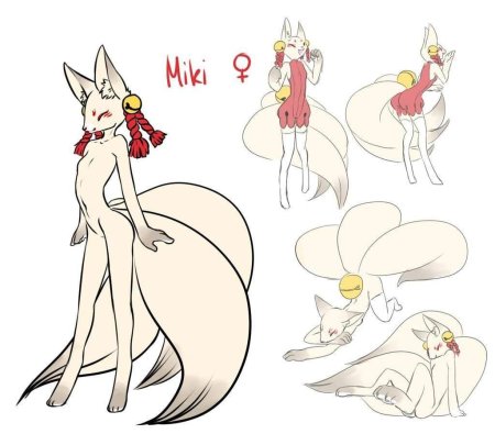 Хвосты Кицунэ референс