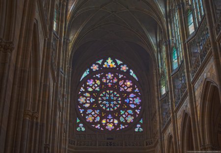 Витраж собора св. Витта. Прага