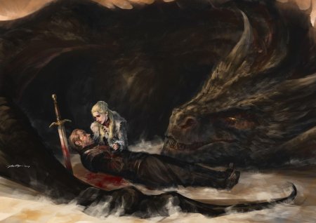 Эйгон Таргариен и Балерион