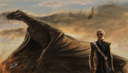 Эйгон Таргариен на драконе