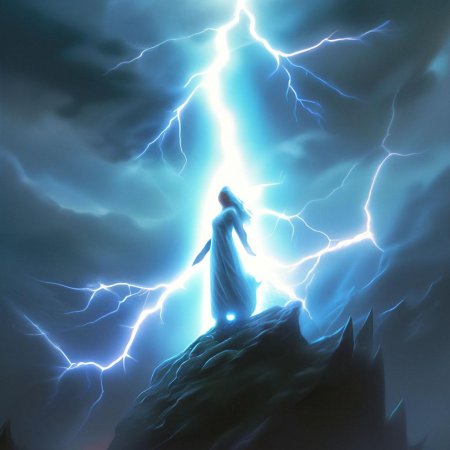 Грохочет гром сверкает молния в ночи а на холме