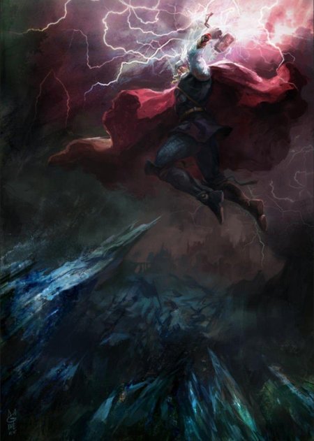 Тор Бог грома арт