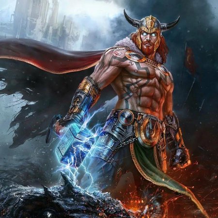 Бог грома тор Скандинавия