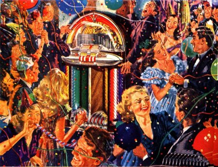 Новогодняя вечеринка в стиле 50-х