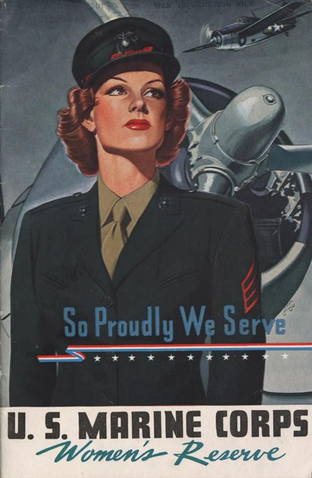 Военные плакаты с женщинами