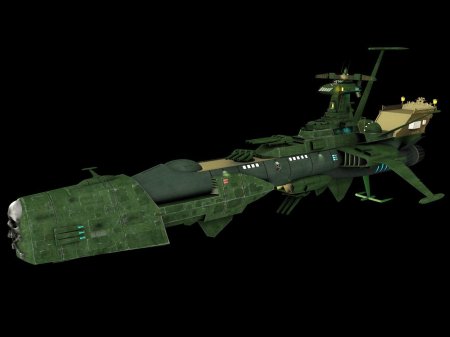 Корабль galaxy express space pirate battleship arcadia hasegawa
