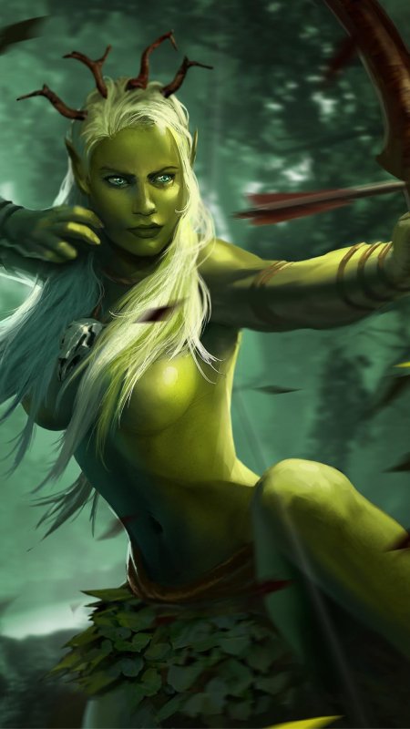 Моренн дриада ведьмак