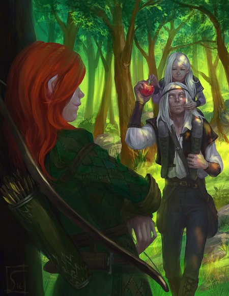 Ведьмак Цири Дриада