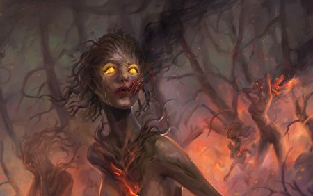 Дриада фэнтези арт