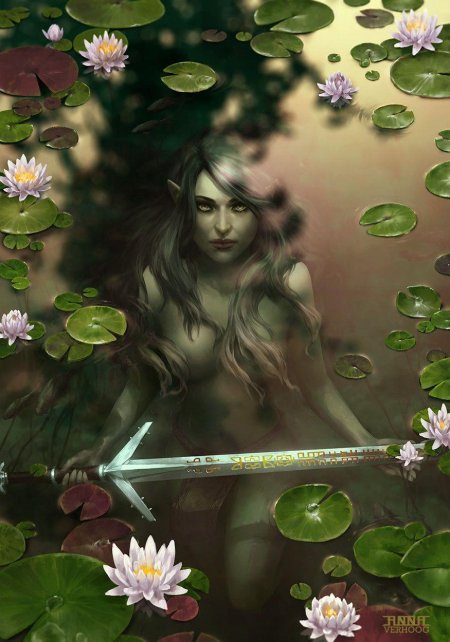 Нимуэ Владычица озера арт