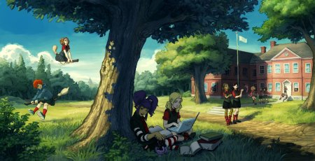 Обои в стиле аниме