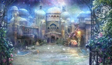 Дворец фэнтези арт Kazumasa Uchio