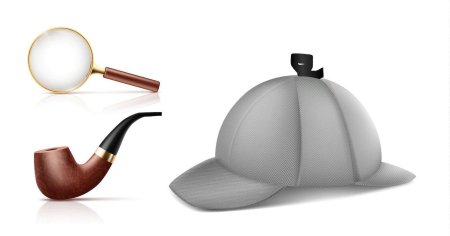 Шерлок Холмс трубка и шляпа