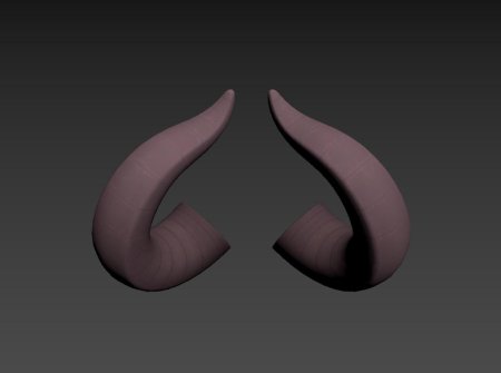 Horns 3d model free