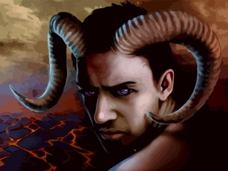 Рога демона