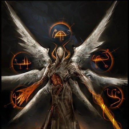 Шестикрылый демон Серафим