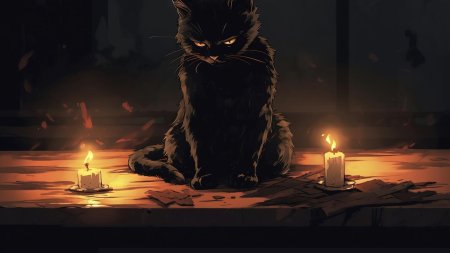 Мрачный кот