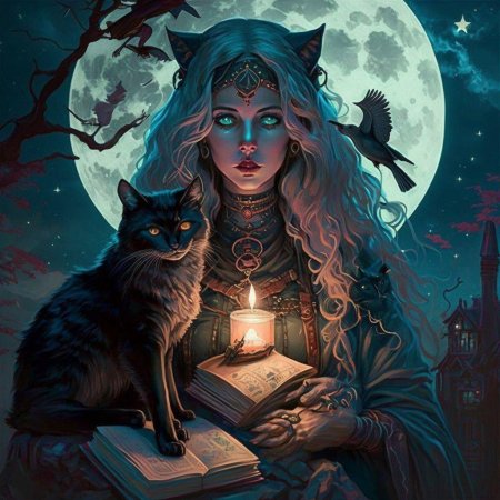 Девушка колдунья