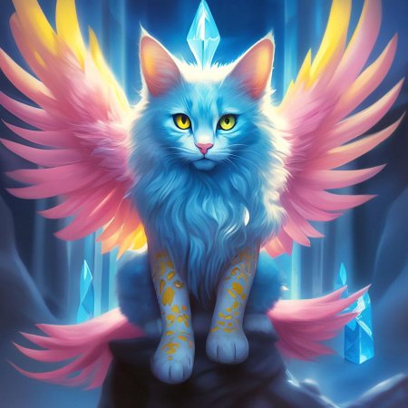 Кот с крыльями