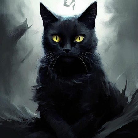 Чëрная кошка