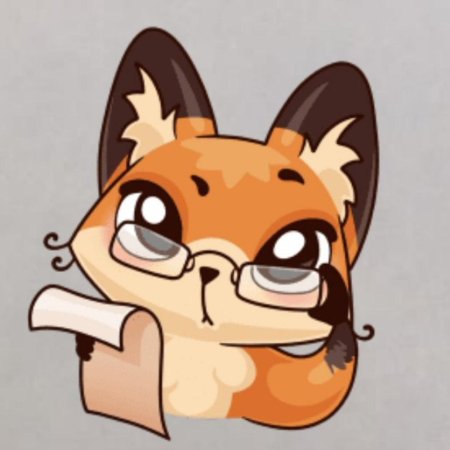 Стикеры телеграмм лиса Луна