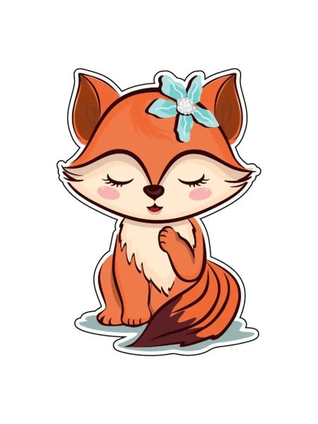 Стикеры Лисичка