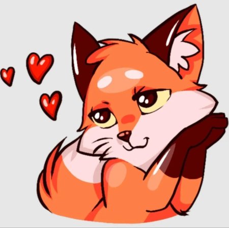 Лисичка Паппи Стикеры