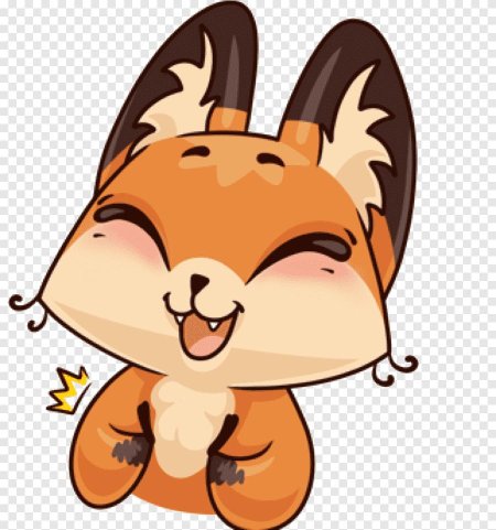 Стикеры телеграмм лиса Луна