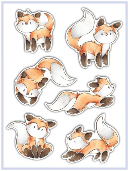 Стикеры Лисичка