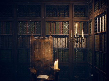 Готическая библиотека «книжная капелла»