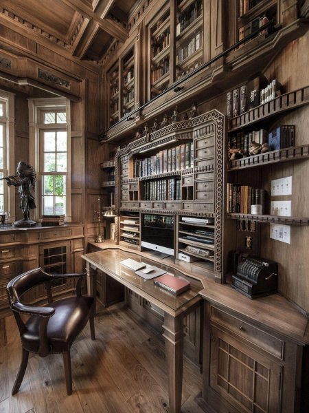 Кабинет ученого Викторианская Англия