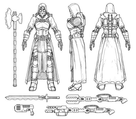 Комиссар Райвель Адептус Механикус