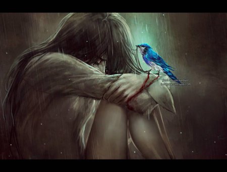 Девушка птица