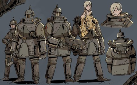 Силовая броня дизельпанк