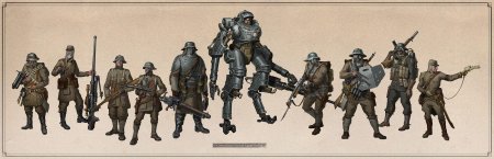 Дизельпанк солдат