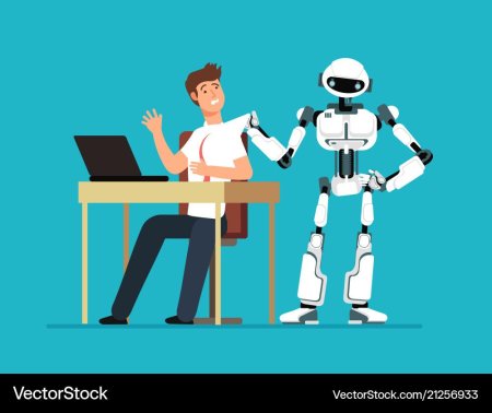 Робот векторное изображение