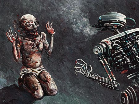 Робот против человека