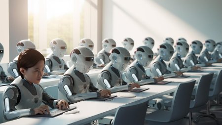 Робот в школе будущего