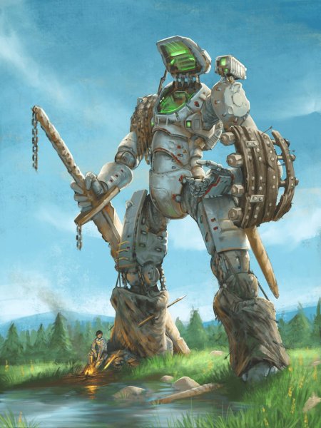 Робот рыцарь арты