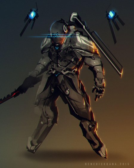 Футуристический рыцарь