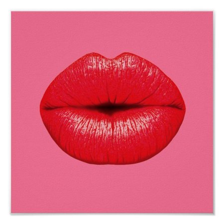 Губы поп арт