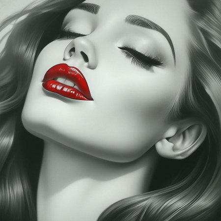 Улыбка не размыкая губ