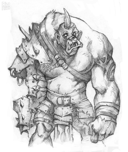 Орк рисунок