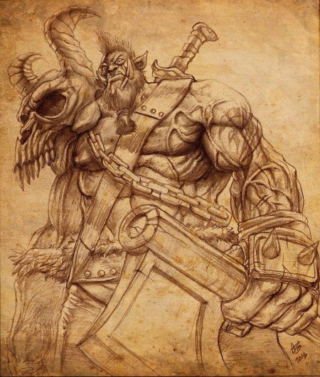 Орк рисунок