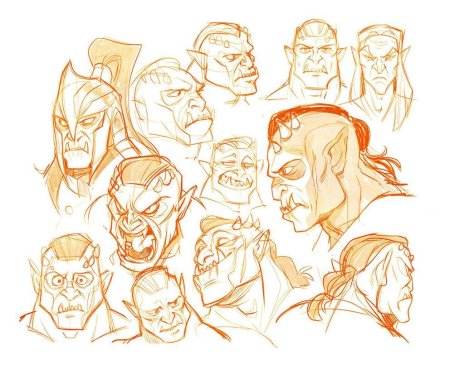 The Elder Scrolls орки арт