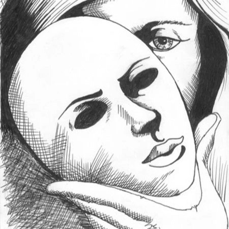 Двуличие рисунок