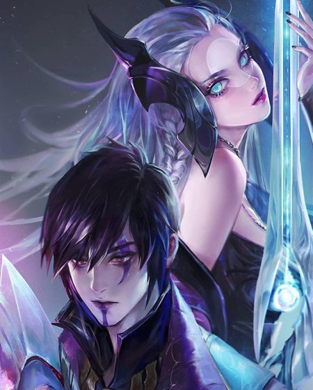 Афелий ЛОЛ арт